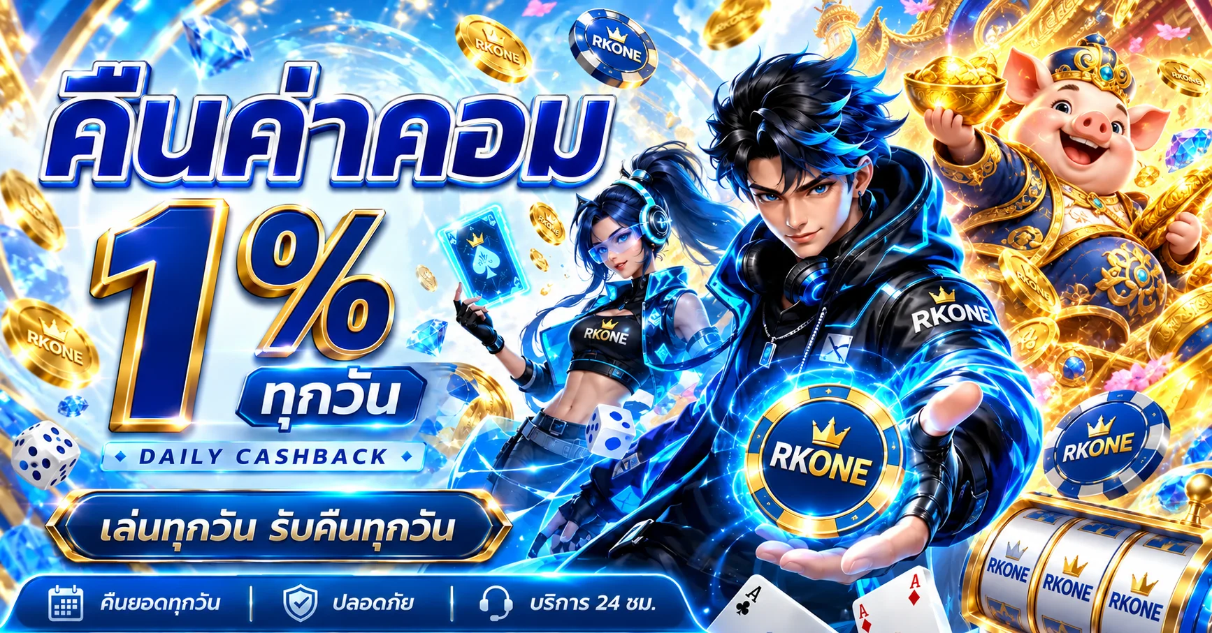 โปรโมชั่นคืนยอดรายวัน RKONE
